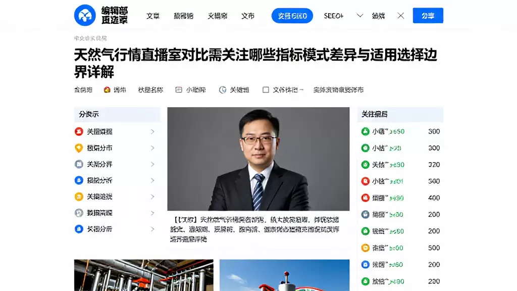 天然气行情直播室对比需关注哪些指标模式差异与适用选择边界详解
