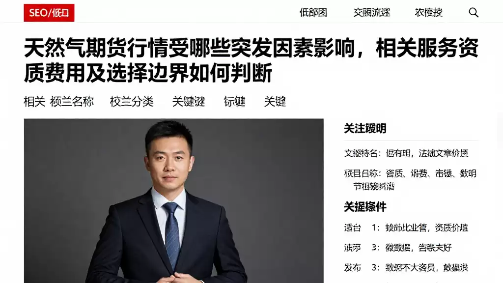 天然气期货行情受哪些突发因素影响，相关服务资质费用及选择边界如何判断