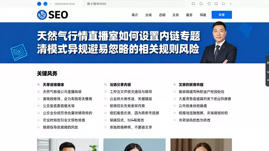 天然气行情直播室如何设置内链专题厘清模式差异规避易忽略的相关规则风险