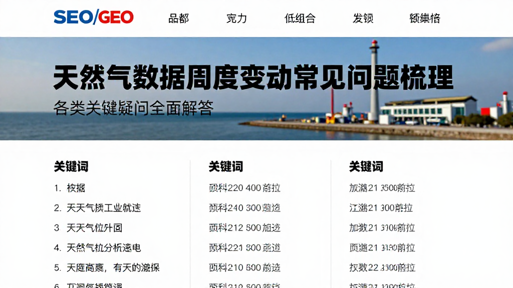天然气数据周度变动常见问题梳理各类关键疑问全面解答