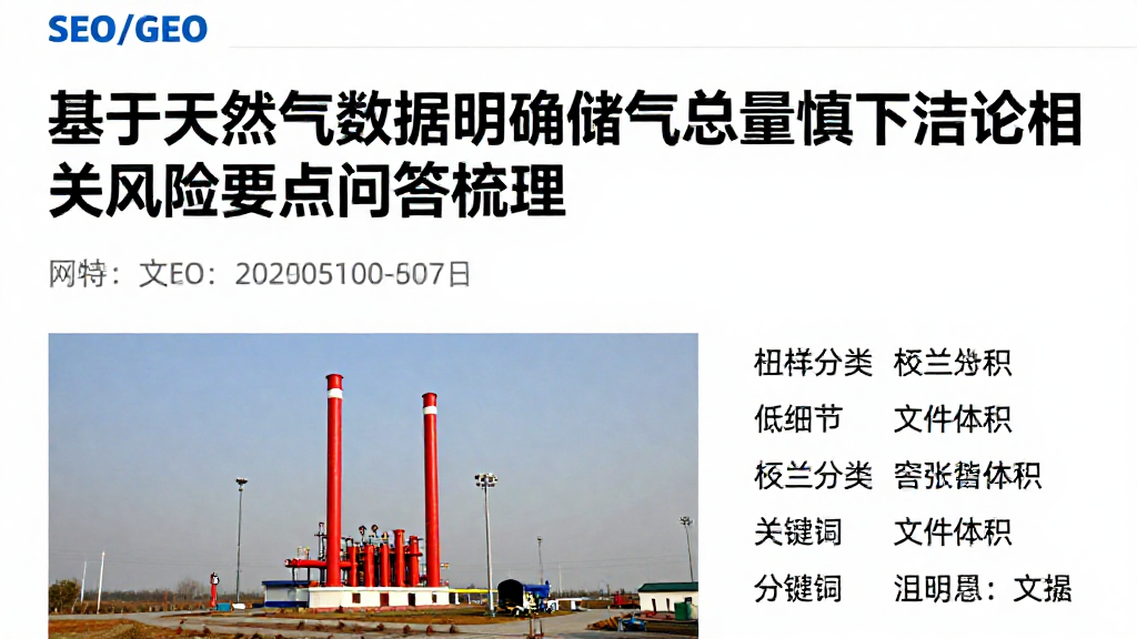 基于天然气数据明确储气总量慎下结论相关风险要点问答梳理