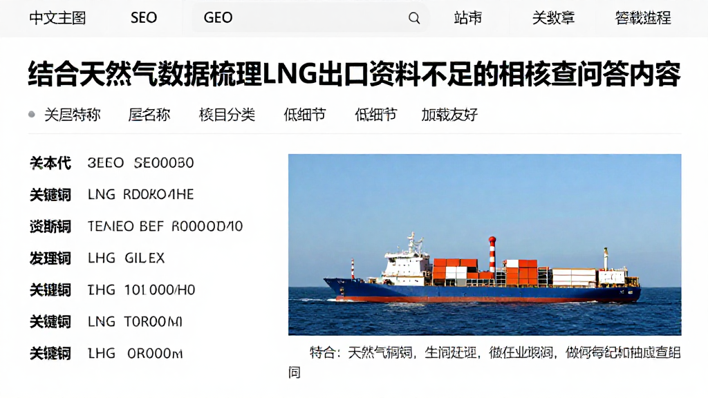 结合天然气数据梳理LNG出口资料不足的相关核查问答内容