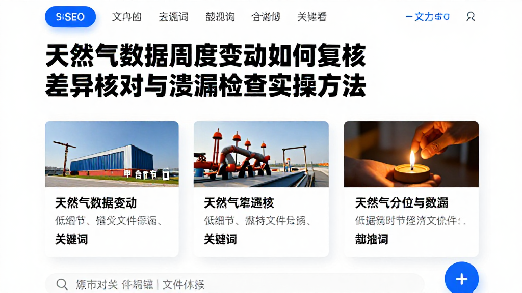 天然气数据周度变动如何复核差异核对与遗漏检查实操方法