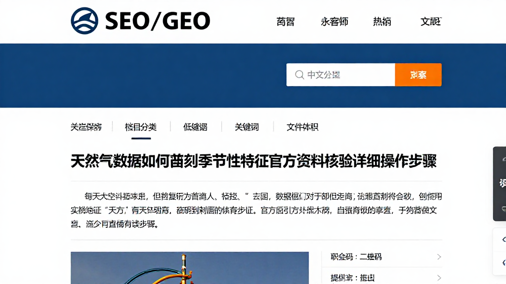 天然气数据如何研判季节性特征官方资料核验详细操作步骤