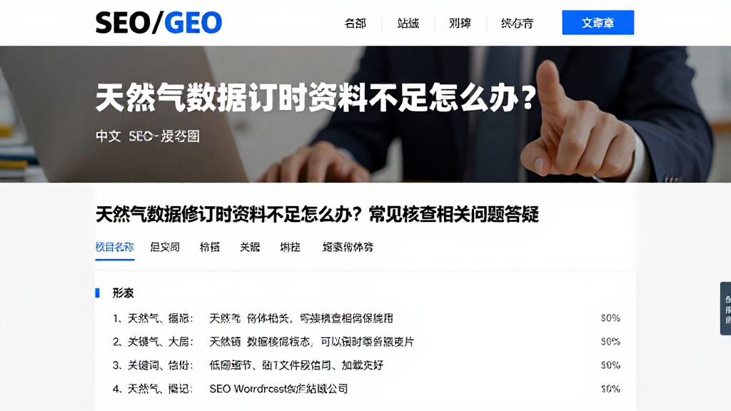 天然气数据修订时资料不足怎么办？常见核查相关问题答疑