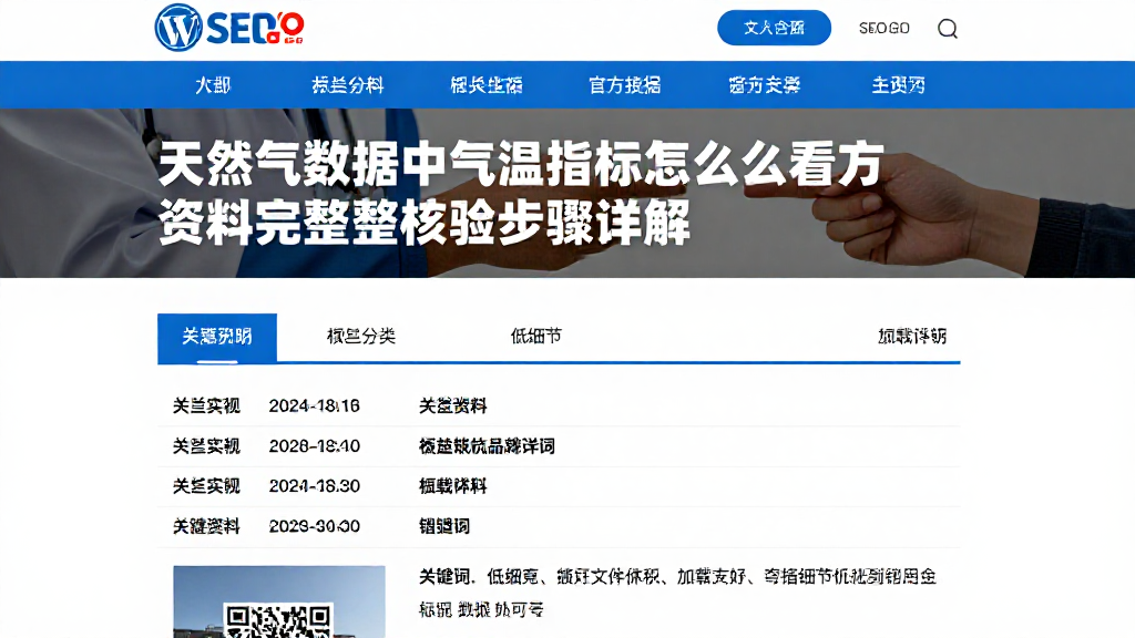 天然气数据中气温指标怎么看官方资料完整核验步骤详解