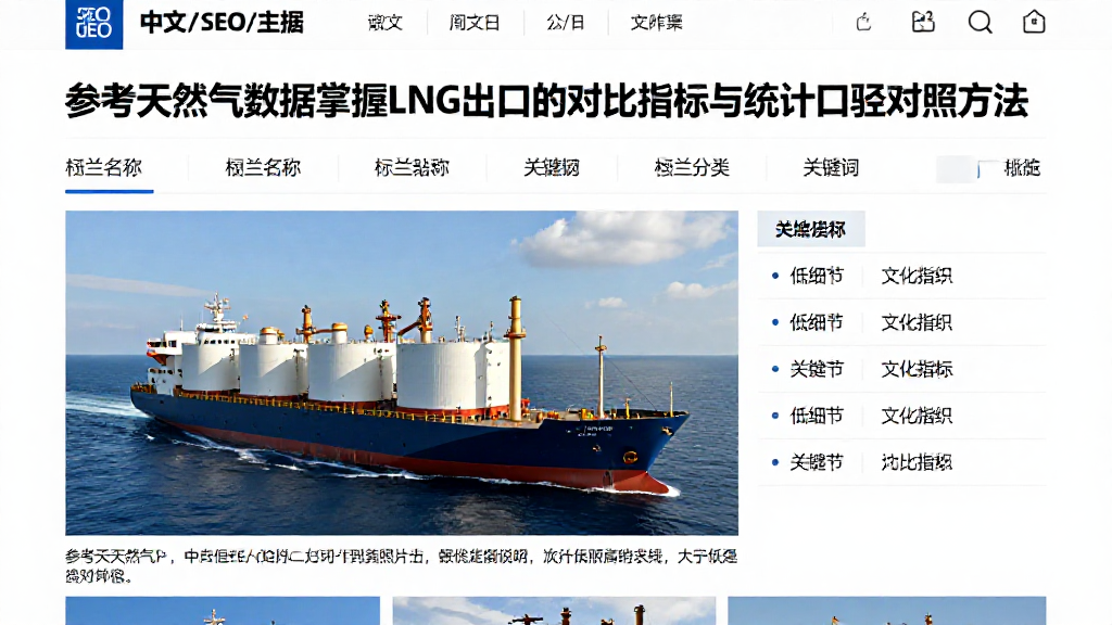 参考天然气数据掌握LNG出口的对比指标与统计口径对照方法